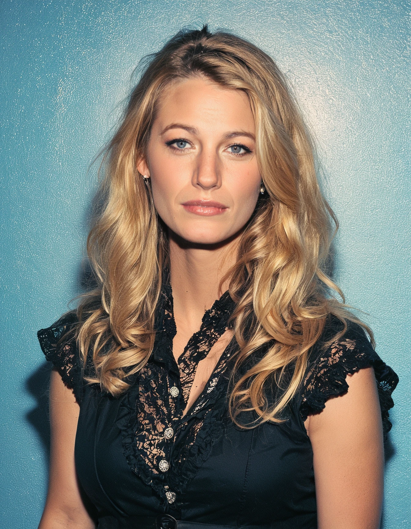 score_9, score_8_up, score_7_up, ohwx, 1girl, slim, photo, realistic, blonde staight hair, expressionless, blouse, <lora:CrunchyBanana_PONY_DORA_Blake_Lively_v2:1>, rating_safe, solo focus