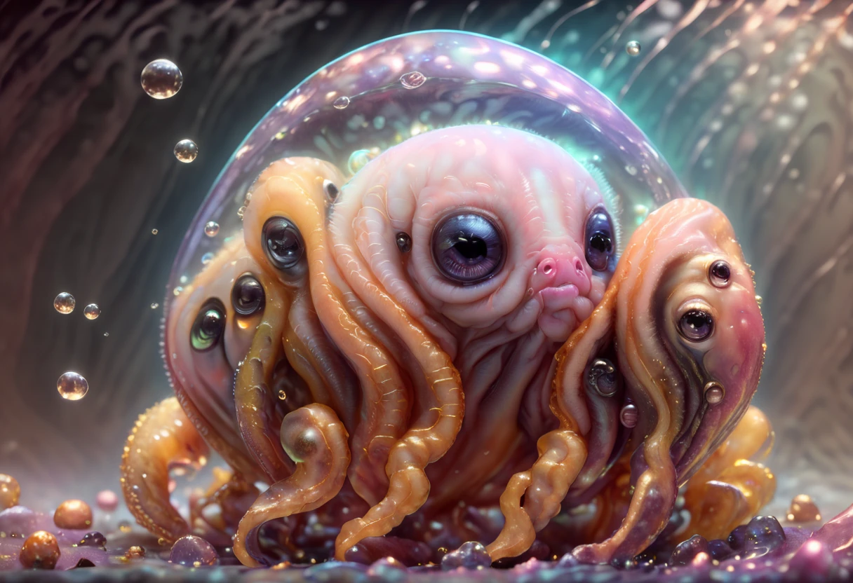 CBCHIMER4, cute baby chimera, jelly fish
Best quality, 4k, Extremely detailed hyper realistic.
