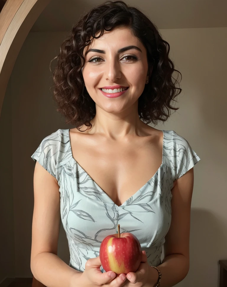 professional absurdres intricately detailed sharp focus portrait photograph of
(Ebru Kaymakçı:1.1) with an amused smile and short wavy haircut and a thin face, juggling apples,
<lora:EEbru Kaymakçı:0.8>,