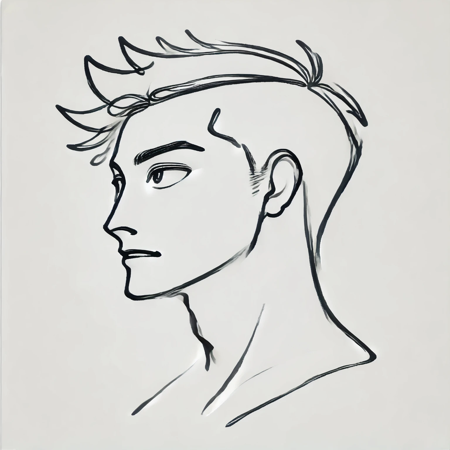 DonM0n3L1n3XL one line drawing, score_9, score_8_up, score_7_up, score_6_up, male kulu-ya-ku, bioprinting specialist, , rating_safe <lora:DonM0n3L1n3XL-pony:1>