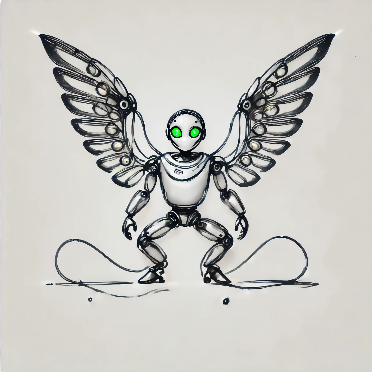 DonM0n3L1n3XL one line drawing, score_9, score_8_up, score_7_up, score_6_up, female virtual reality programmer, midlife, slinky, native american, green eyes, narrow chin, round jaw, angular cheeks, uneven forehead, round face shape, unconventional piercings, , light chestnut box braids hair, disappointment,
holding futuristic weaponry with a bold stance.,
time-stream wings- glitching wings with chrono-energy veins, fluttering in and out of times flow. wearing graphene harem pants, bionic bodysuit, cybernetic heels, , holding an ancient artifact with reverence and awe., extraterrestrial threat monitoring station, quantum-infused artificial intelligence, bioluminescent jellyfish, floodlights , rating_safe <lora:DonM0n3L1n3XL-pony:1>