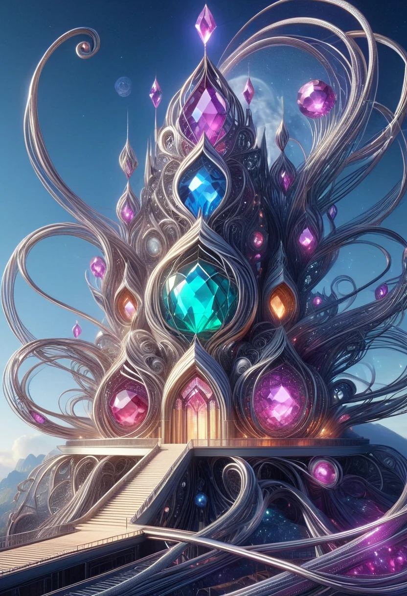 gemwiremorph, surreal architecture