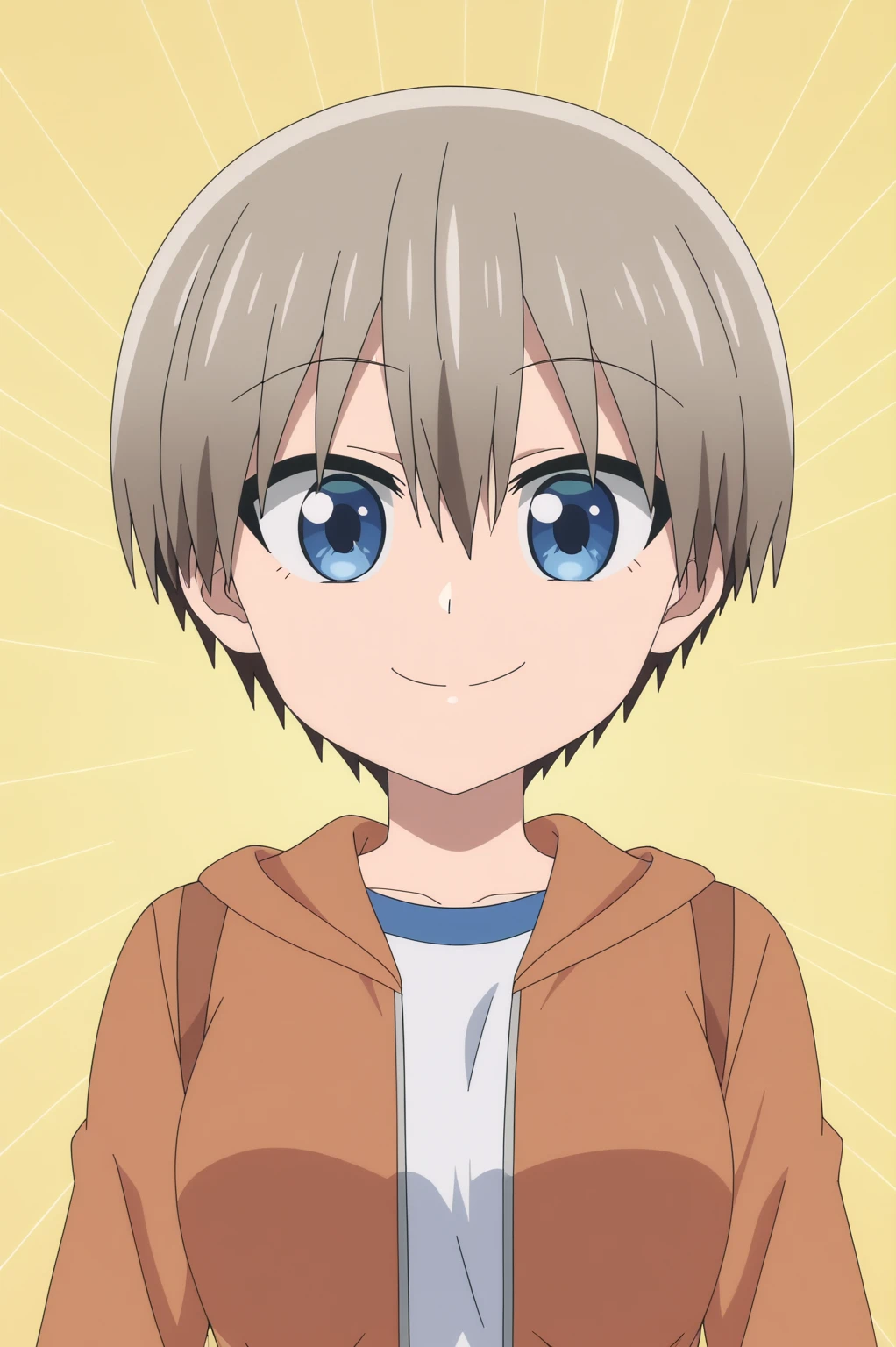 rating_safe,  anime screencap, consistent background,   Hana Uzaki, light smile, upper body <lora:Uzaki-chan_wa_Asobitai-Hana_Uzaki-PDXL:0.8>