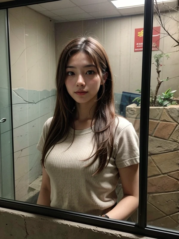 <lora:add_detail:0.5> (realistic, photo-realistic:1.25),
<lora:Glass_Enclosure-v1:0.6> glass, enclosure,(behind a window, in display:1.5), indoors, 
1girl, asian, 25yo, (upper body:1.2), 
facing viewer, looking at viewer, standing, against glass,