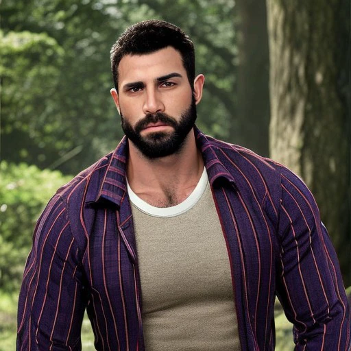Gay erotic, hairy chested men