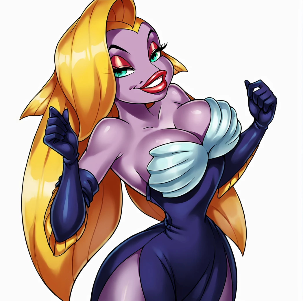 score_9, score_8_up, score_7_up, score_6_up, score_5_up, source_anime, 1girl,wide hips, upper body, red hair, starfire, dark skinned female, , bunny ears,bunny suit, playboy bunny, exposed breasts,erect nipples, , makeup,,, pussy, breasts bedroom eyes, perky , , tight waist, thick thighs, cowboy shot, pinup, slutty pose, seductive, ,sleeveless, , aroused, , tits out,, bare legs,