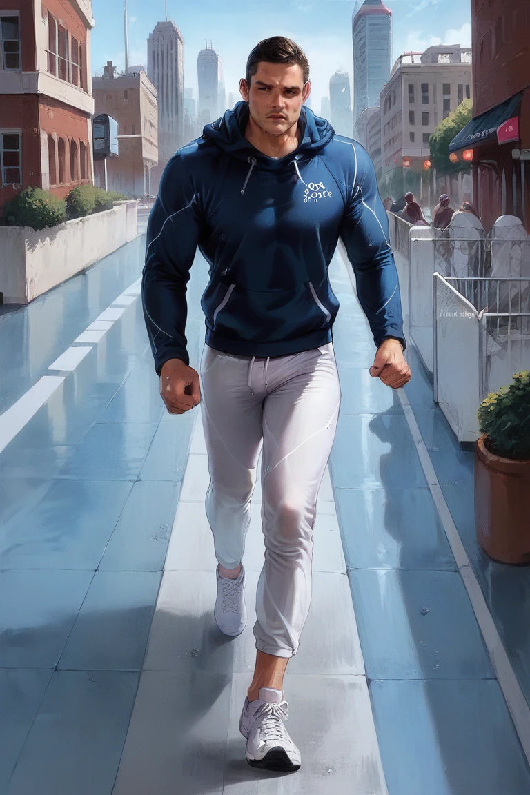 score_9, score_8, score_7, Florent_Mana, male, muscular male,1boy, hoodie down, sweat pants, sneakers,running, city, solo male<lora:EMS-434384-EMS:1.000000>