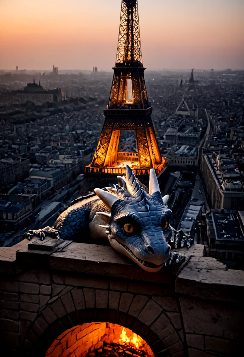 score_9, score_8_up, score_7_up, BREAK, rating_safe, 
ffltwr, tower, city, building, (climbing:1.4), giant, 
looking at viewer, animal_focus, dragon, scales, tail, fire,
france, paris, 
dramatic lighting, very detailed, highly detailed, high detail, soft lighting, dramatic shadows, depth of field,
<lora:add-detail-xl:1>,
<lora:sdxl_lightning_4step_lora:1>,
<lora:EFFEIL_TOWER_V1_PDXL:0.6>