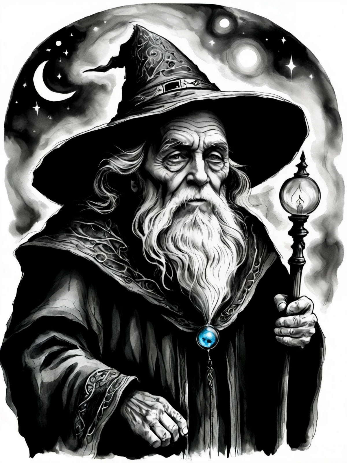 Old wizened wizard. Pen and ink. Selective color.

<lora:Confuxion01_CE_SDXL:1> cnfuxnXE

