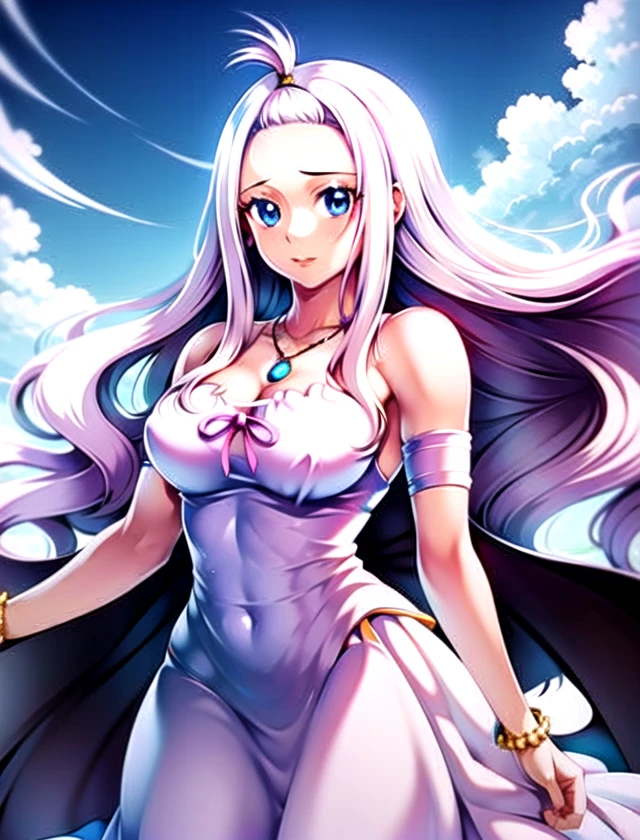 mirajane, solo, standing, outside, 1girl         <lora:mirajane:1>