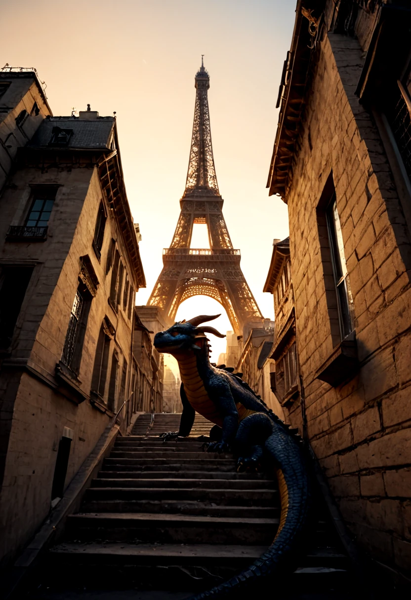 score_9, score_8_up, score_7_up, BREAK, rating_safe, 
ffltwr, tower, city, building, (climbing:1.2), france, paris,
looking at viewer, animal_focus, dragon, scales, tail, fire,
dramatic lighting, very detailed, highly detailed, high detail, soft lighting, dramatic shadows, depth of field,
<lora:add-detail-xl:1>,
<lora:sdxl_lightning_4step_lora:1>,
<lora:EFFEIL_TOWER_V1_PDXL:0.6>