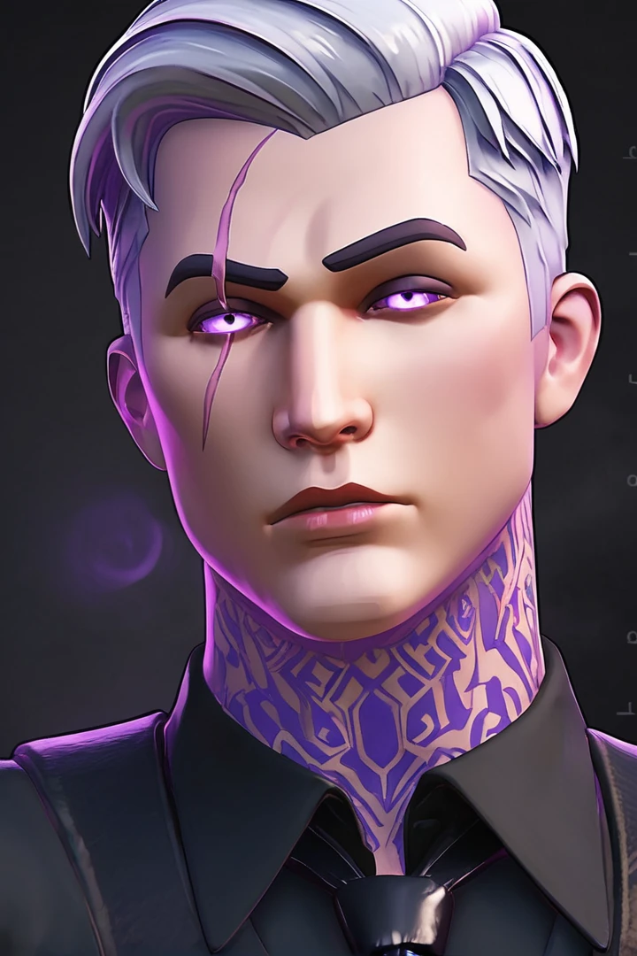 score_9, score_8_up, score_7_up, source_anime, source_explicit
shadowmidas, 1boy, solo, tattoo, necktie, grey hair, vest, black shirt, scar, purple glow, close up, looking at viewer
<lora:detailed_notrigger (1):1> <lora:Shadow_Midas_-_Fortnite:1> <lora:Smooth Anime:1>