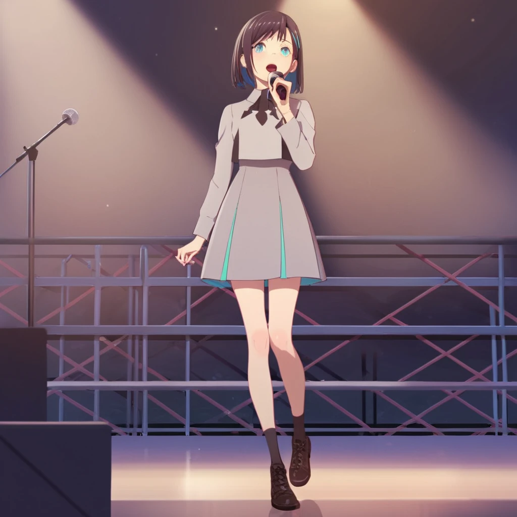 score_9, score_8_up, score_7_up, score_6_up, score_5_up, score_4_up, source_anime, , Iyo, holding microphone, stage, stage lights, full body