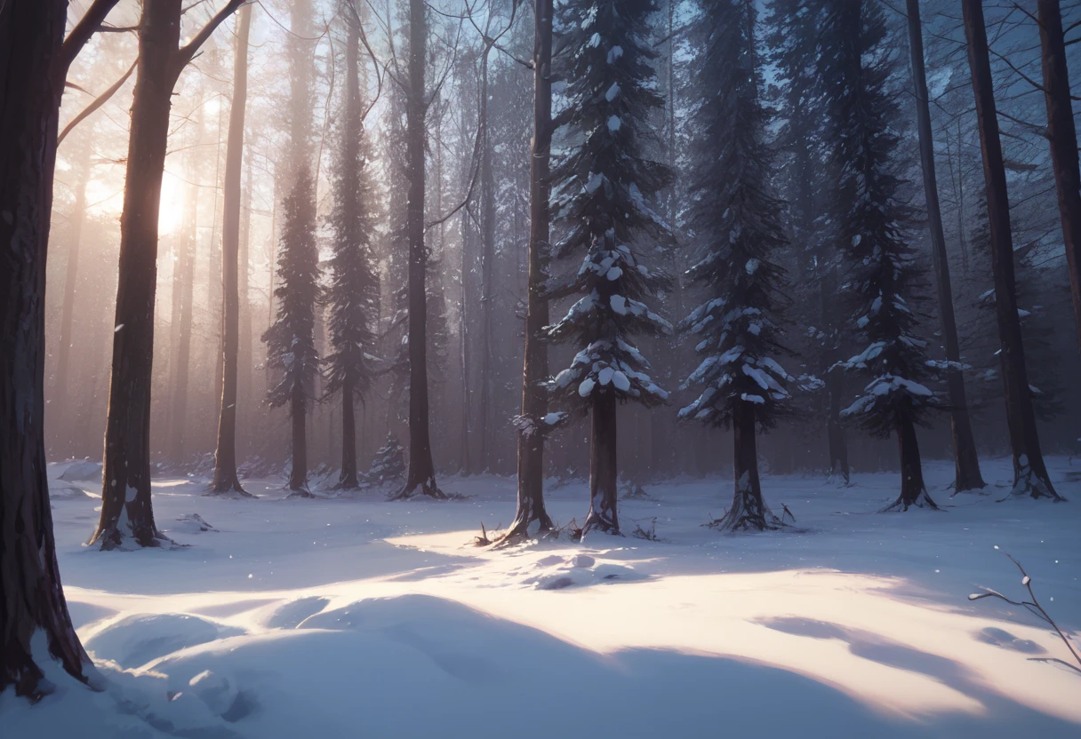 Forest background PonyXL