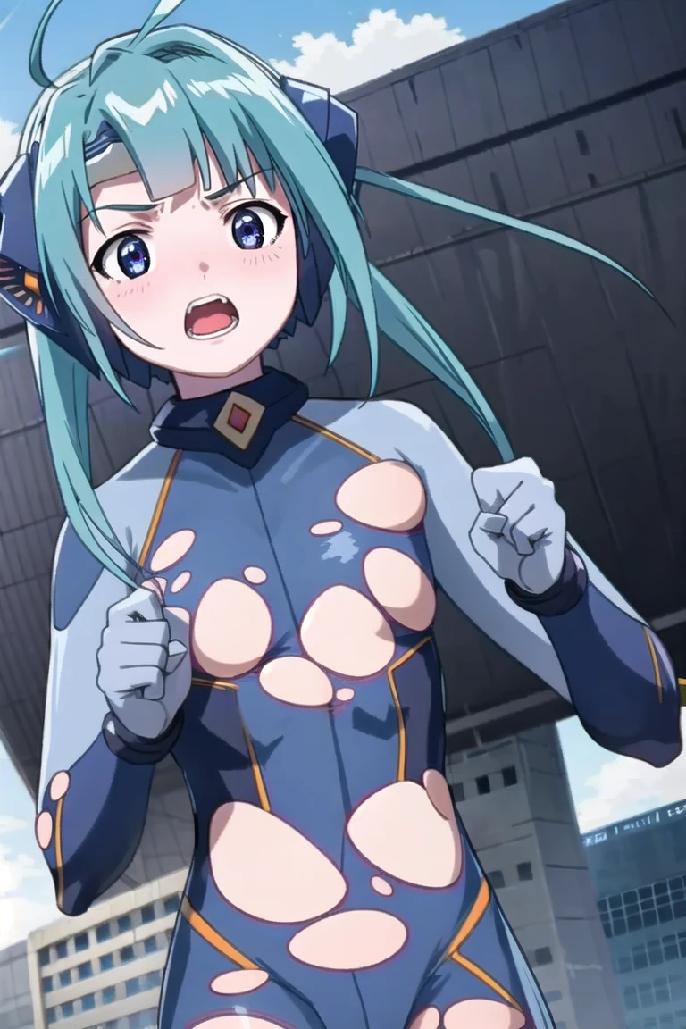 , long penis, 1girl , 1boy, from below, pov, penis between the breasts, breasts squeeze together, comedy, , glowing holographic screen video , titfuck simulator, sci Fi futuristic, room glowing , amazed, motion lines motion effects, pubic hair, blue hair