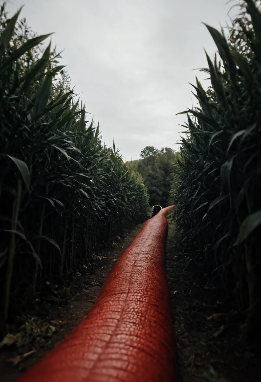 score_9, score_8_up, score_7_up, BREAK, rating_safe,
noon, 
from_below, from_behind,
cornmaze, outdoors, plant,
Lamia, creature, horror \(theme\),  no humans, 
highly detailed, depth of field,  
<lora:add-detail-xl:1>,
<lora:sdxl_lightning_4step_lora:1>,
<lora:CornMaze_PDXL_v1:0.8>