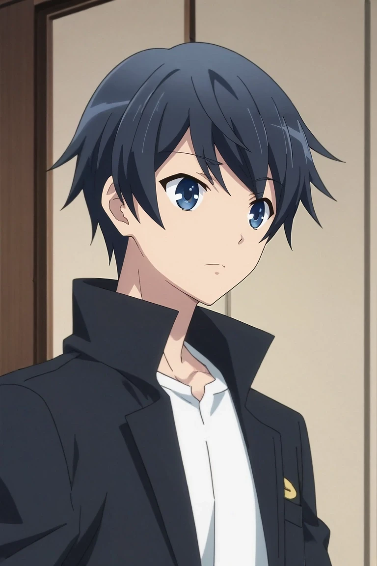 score_9, score_8_up, score_7_up, , rating_safe, intricate details, anime screencap, , , , , 1boy, solo, male focus, <lora:touya_mochizuki_pony:0.94>, touya_mochizuki, black hair, blue eyes, , , <lora:sdxl_lightning_8step_lora:1>