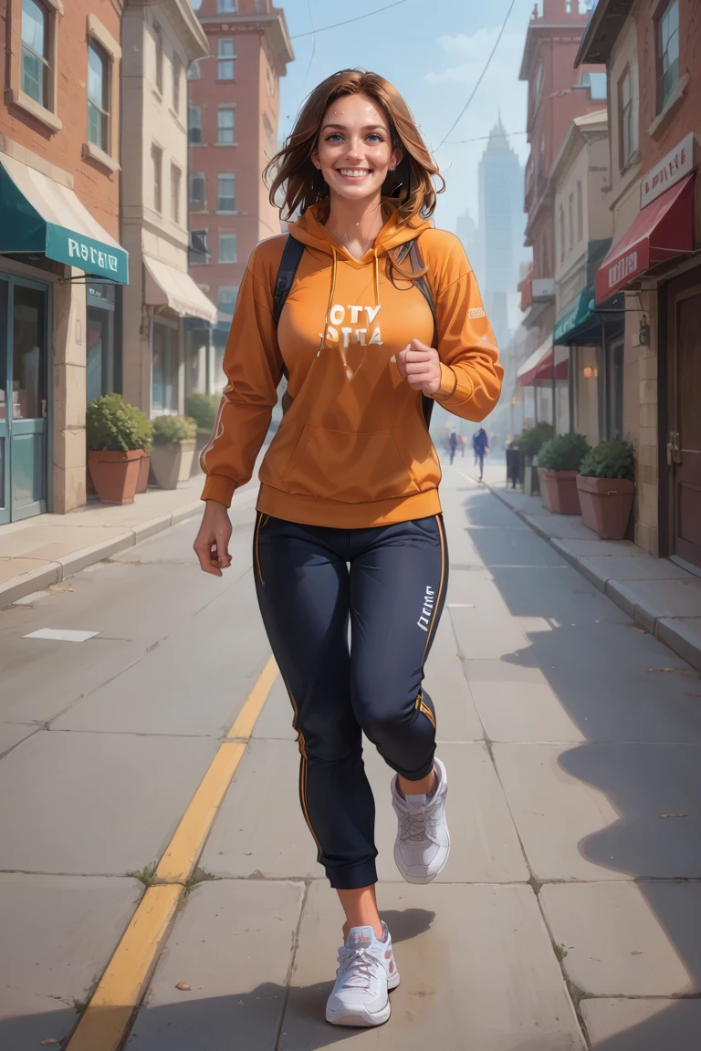 score_9, score_8, score_7, 1girl, hoodie down, sweat pants, sneakers,running, city, solo female,Alex_Walsh, smiling<lora:EMS-434388-EMS:0.800000>