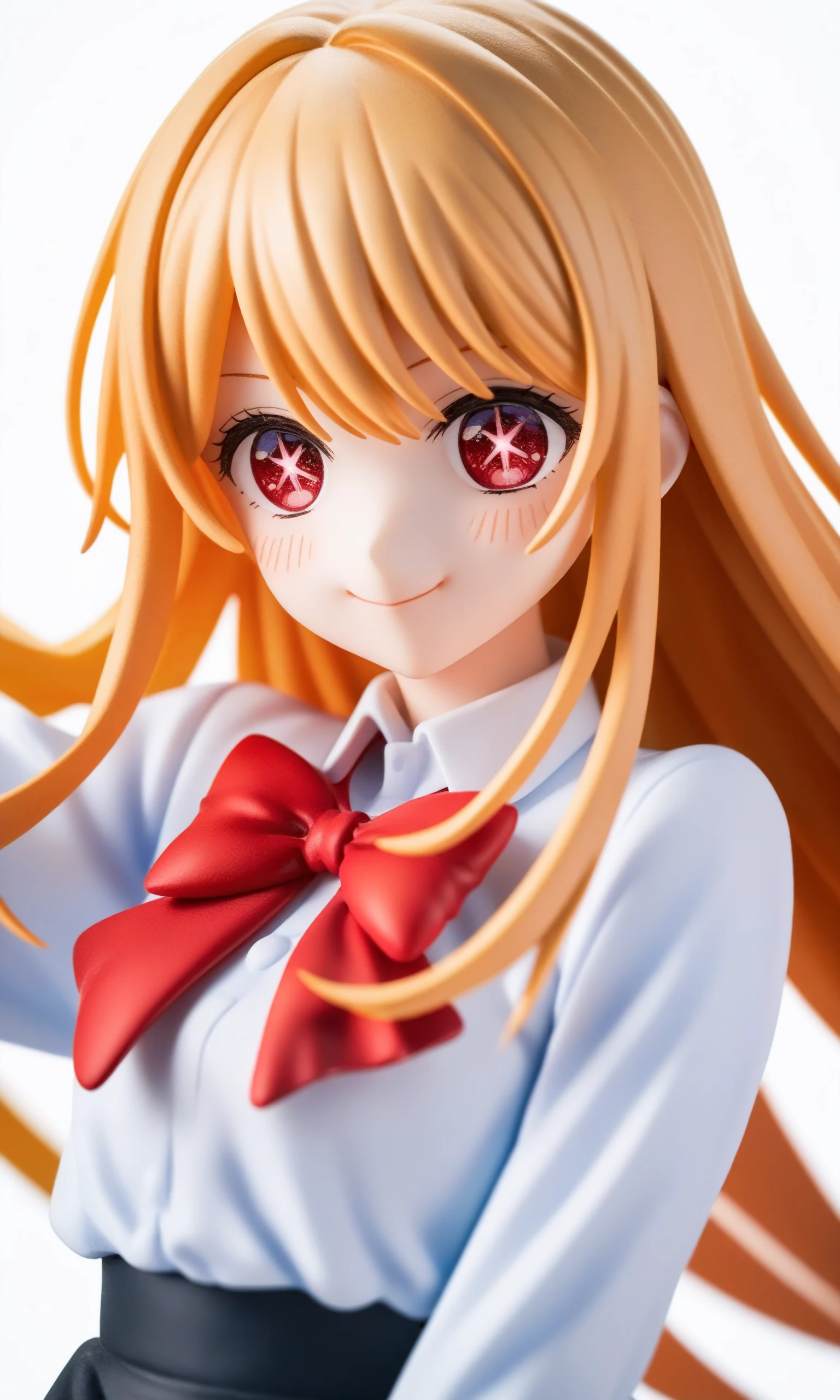 score_9,score_8_up,score_7_up,source_anime,
1girl,solo,upper_body,blush,smile,blonde_hair,long_hair,closed_mouth,commentary,hoshino_ruby,long_sleeves,red_bowtie,red_eyes,simple_background,star-shaped_pupils,white_background,,<lora:oshi_no_ko:1>