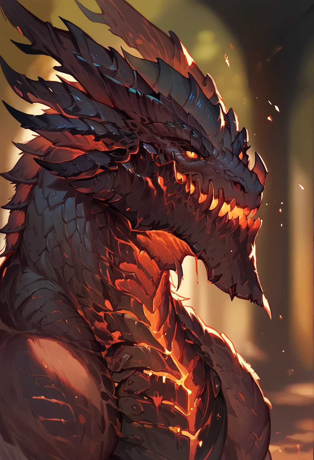 score_9, score_8_up, score_7_up, score_6_up, source_furry, solo, dof, portrait, blurred background,  <lora:CHARACTER_DEATHWING:1> dragon, deathwing,