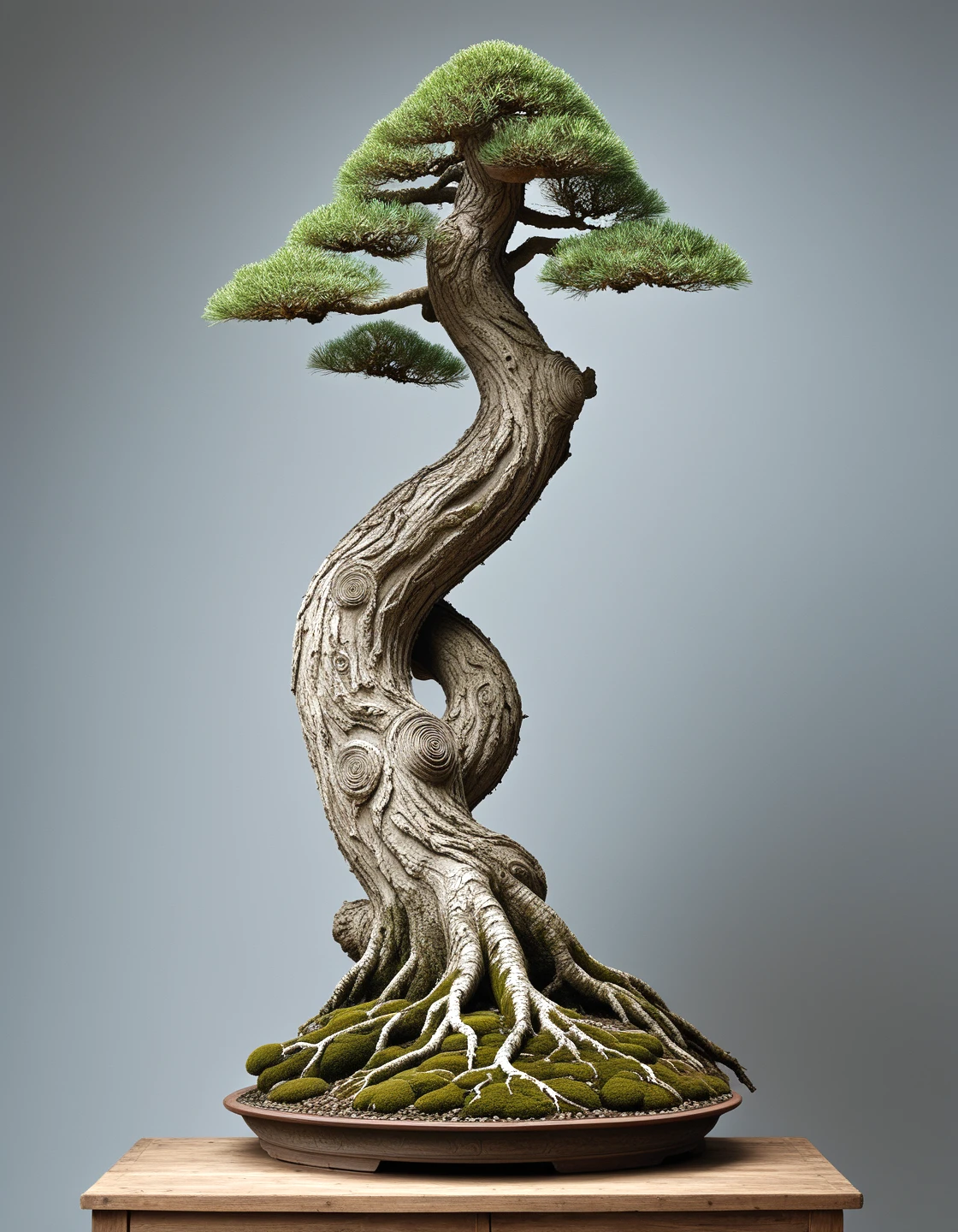 Masterpiece, raw photo, high quality, tattoo, A man type of Himalayan facial typewith upper body tattoo standing a bonsai forest landscape, (skin pores:1.2), art by Irving Penn, bonsai, 8k, 16k, uhd, sharp lines, (lots of details:1.2), extremely detailed, absurdres, intricate detailed, cinematic scene, best quality, high detailed, ultra sharp, photorealistic, award winning,