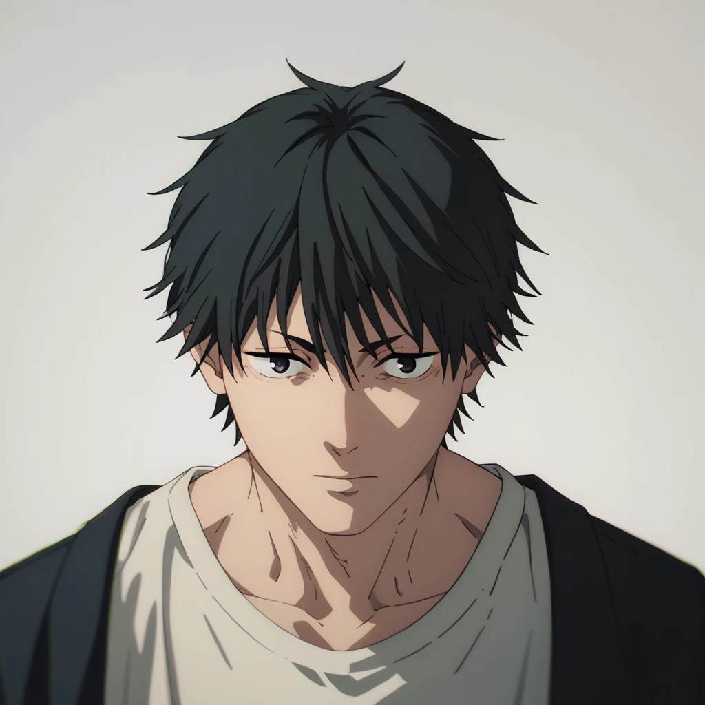 score_9, score_8_up, score_7_up, score_6_up, score_5_up, score_4_up, source_anime, BREAK
 <lora:chainsaw_man_pony:0.8>,chainsaw_man,
1boy,solo,portrait,long black hair,front view