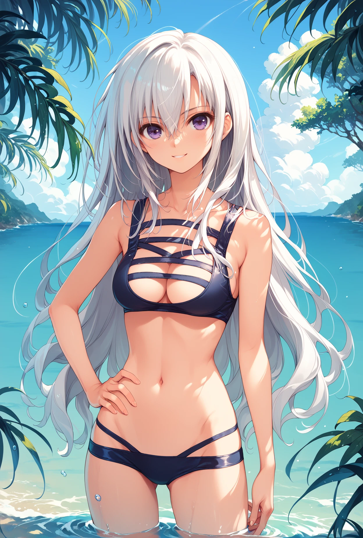 【Costume】Rei No Mizugi (Cross-Laced ver.) 例の水着/セクシービキニ v1.0