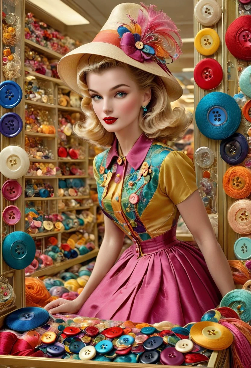 Silk Thread and Buttons style - SDXL V1