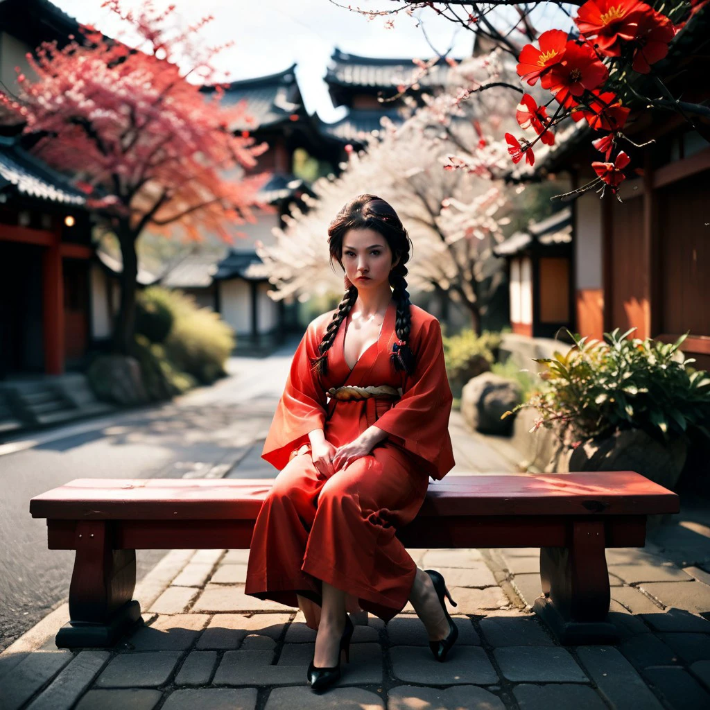 Kazuko Takahashi is Geisha Girl in Kimono