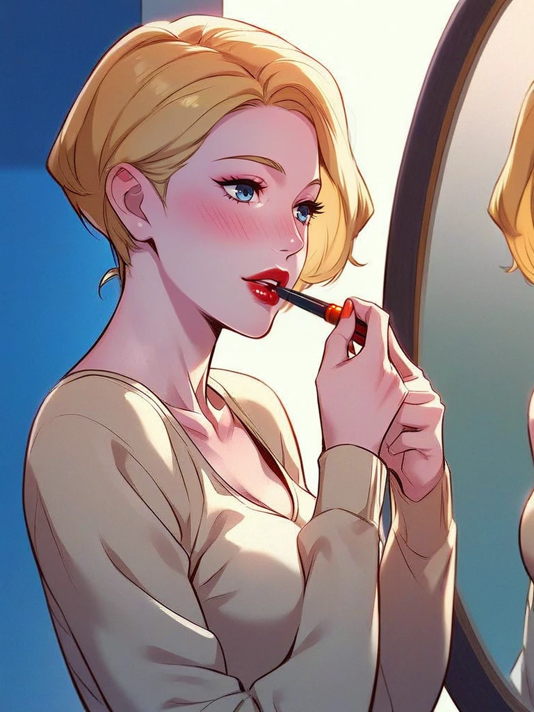 score_9,score_8,score_7,score_8_up,score_7_up,score_6_up, red lipstick, no human