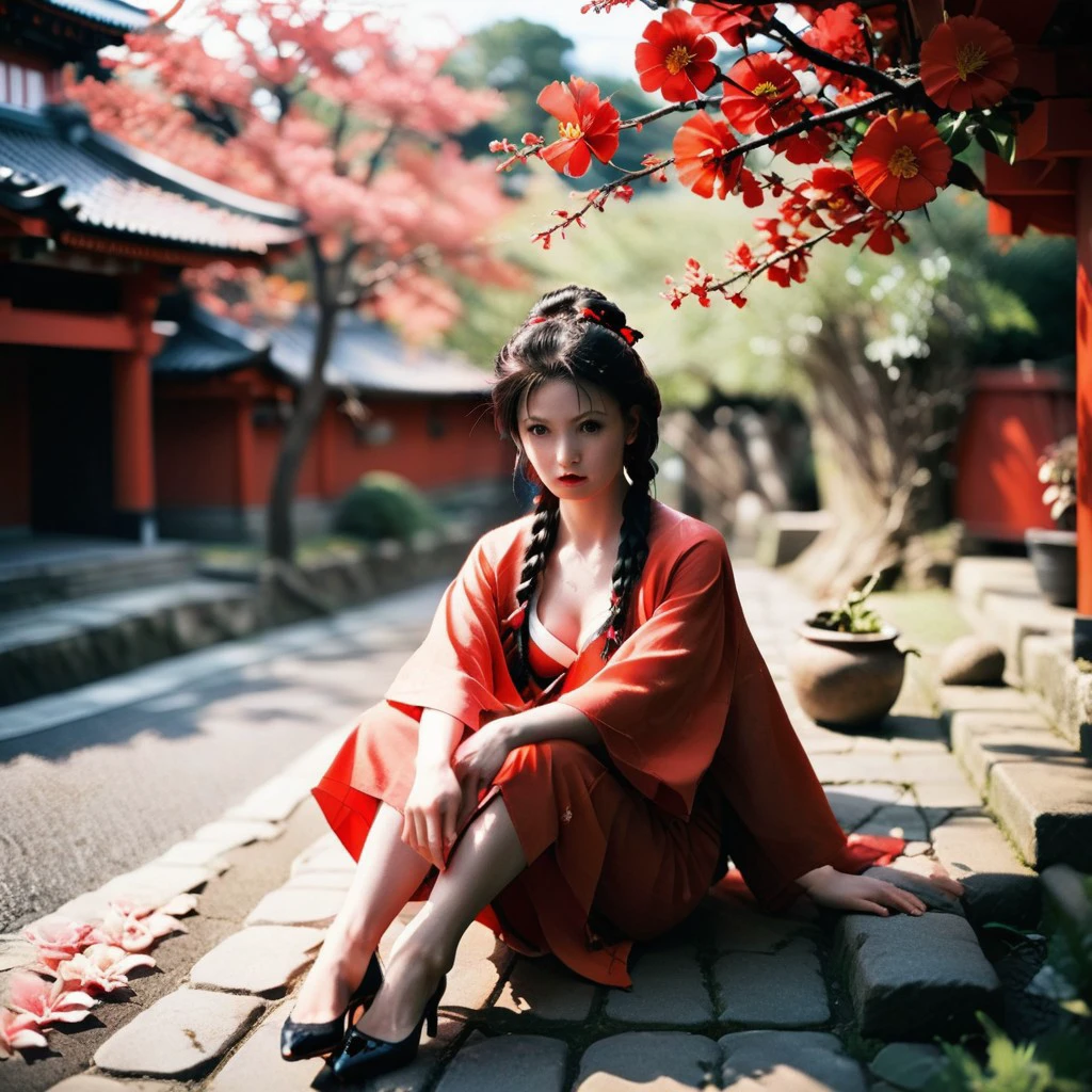 Kazuko Takahashi is Geisha Girl in Kimono