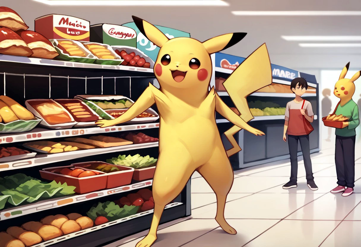 Pikaman | Longchu | Tall Pikachu (Pokemon) v1.0
