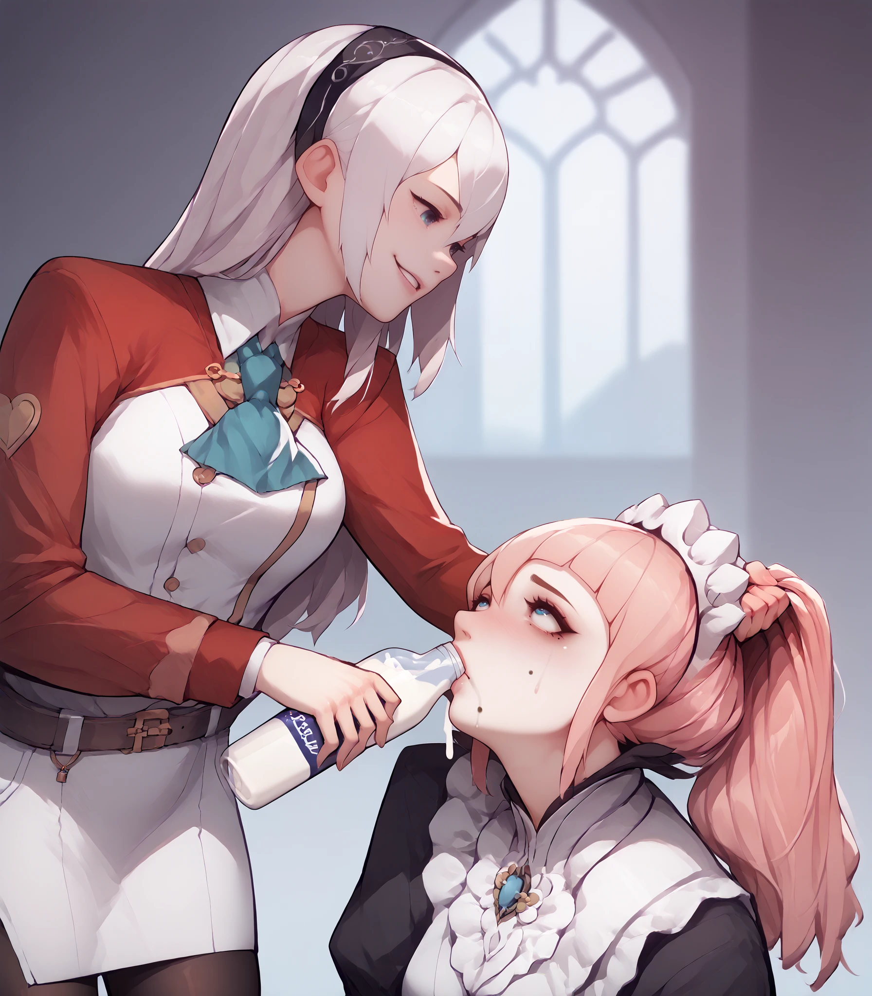 Forced to Drink Milk Meme