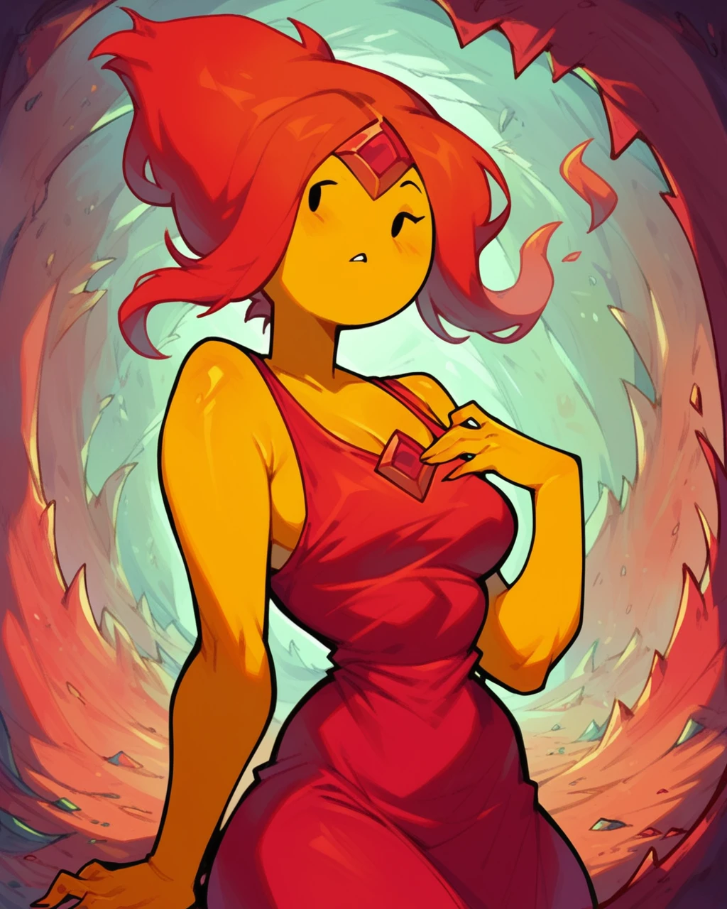 Flame Princess - Adventure Time (Character) [PonyDiffusionXL] V1