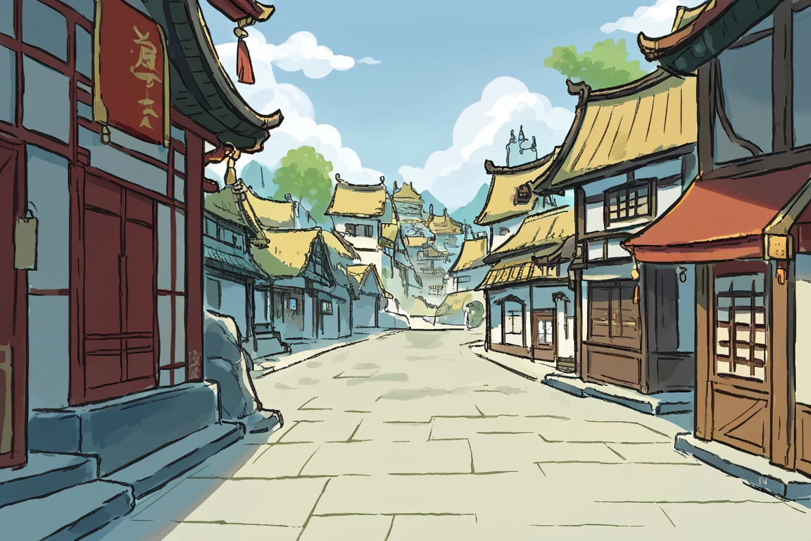 score_9, score_8_up, score_7_up, BREAK, scenery, town, Chinese architecture, no humans<lora:EMS-442203-EMS:1.000000>