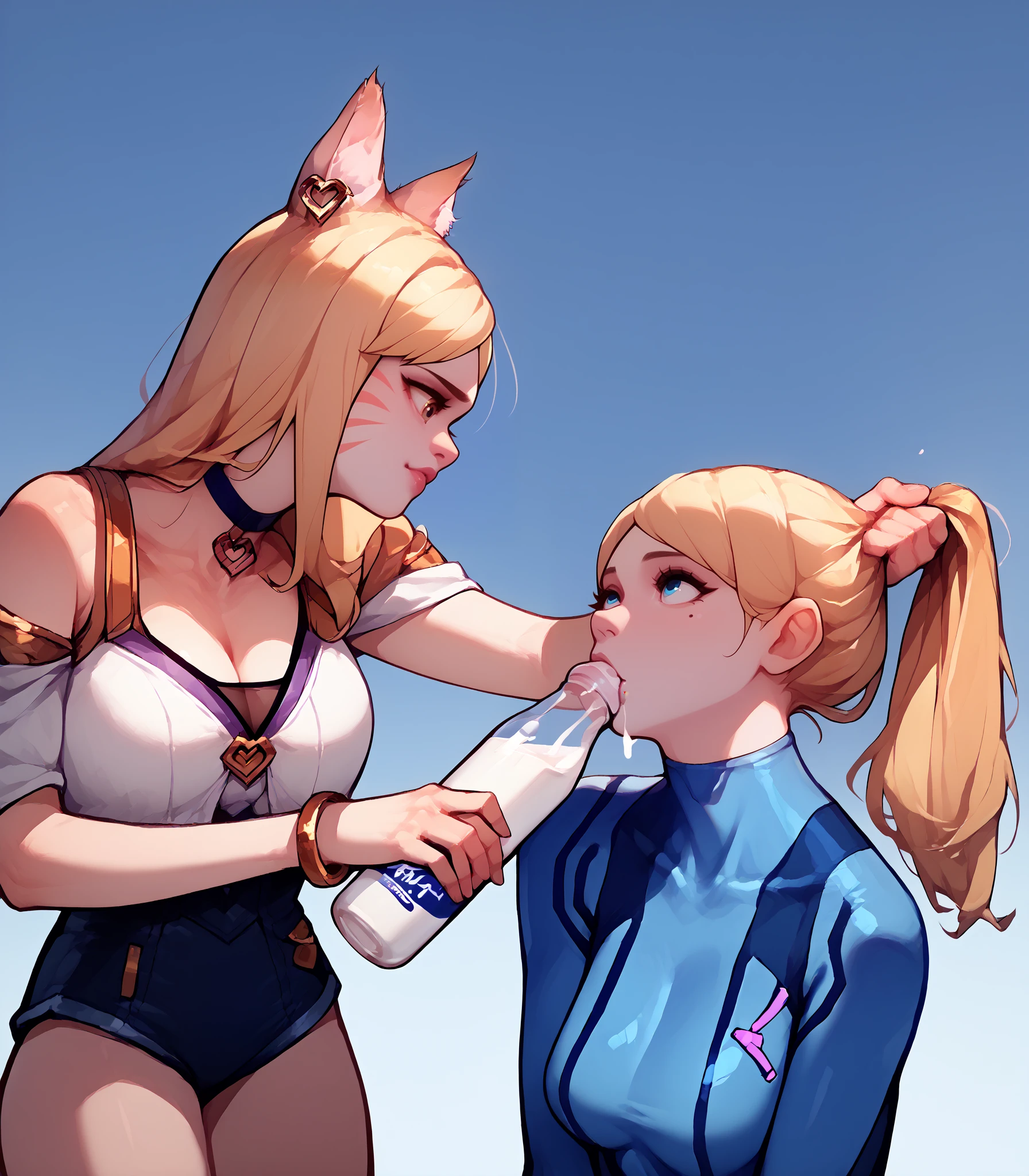 Forced to Drink Milk Meme
