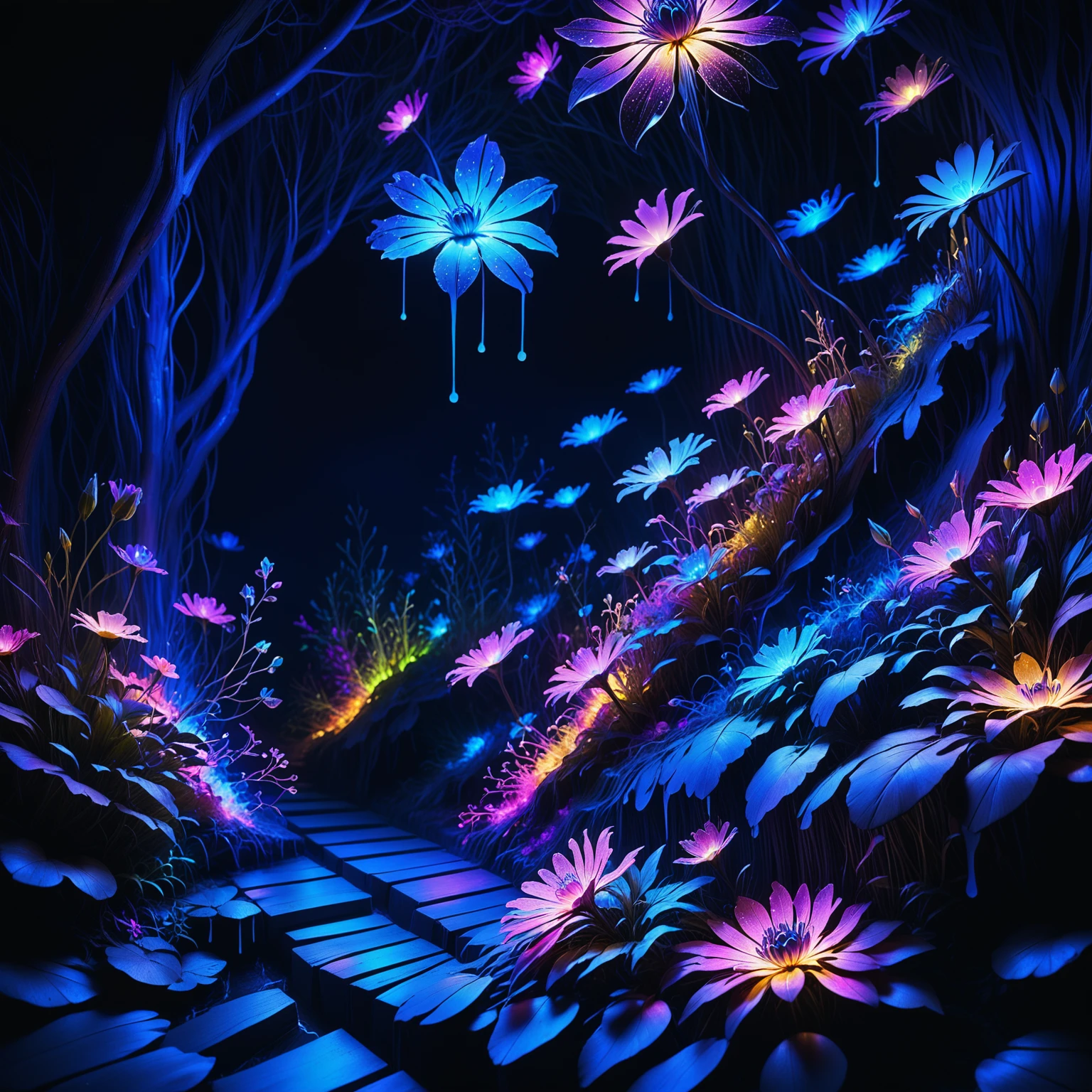 light and shadow by reij-shdwgms <lora:reij-shadowgames-000006:0.9>, made out of reij-bnysplsh <lora:ebonysplash-000005:1>, zentangle, flower field, Uptight (Quantum Gateway:1.2) , Hazy conditions, Contemporary, Kodachrome, intricate, abstract, highly detailed, ultra detailed, theatrical, magnificent, fine detail, enhanced quality, highly detailed, contemporary, exquisite color