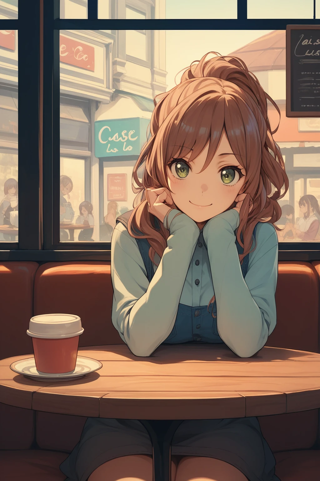 score_9,score_8_up,score_7_up,score_6_up,source_anime,
<lora:lisa_v2:1>,lisa,1girl,(imai lisa:1.2),smile,cafe,indoor,looking_at_viewer,sitting,