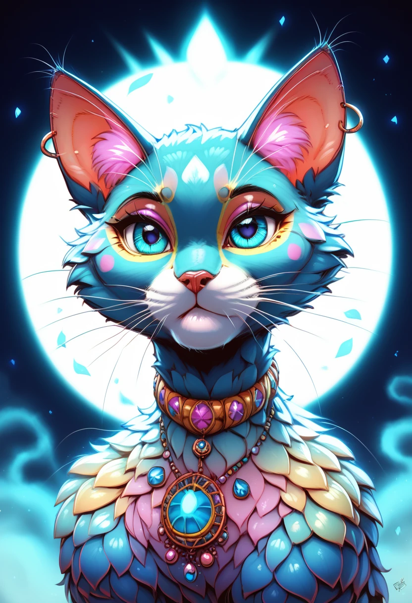 score_9, score_8_up, score_7_up, Cat, cat wearing peacock jewelry, fur made of peacock, vibrant colors, dark background, 8k resolution, 4k image. HDR highly detailed. vivid. UHD, amazing depth, glowing rich colors, powerful imagery, <lora:Peacock_World_Morph_XL:1>,, score_9, score_8_up, score_7_up,