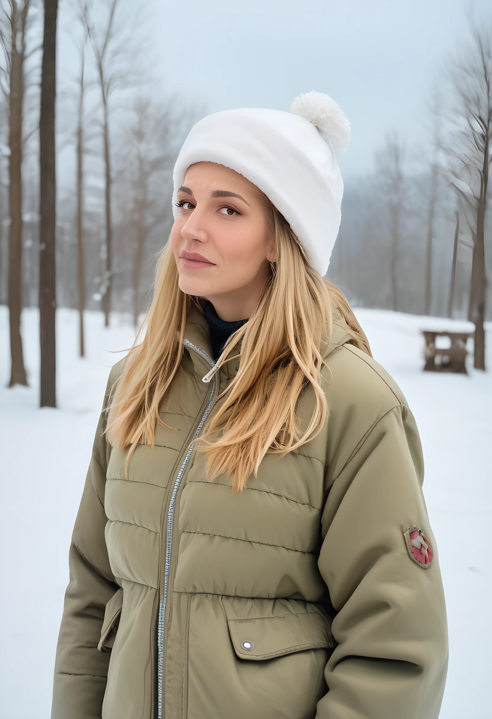 score_9, score_8_up, score_7_up,  realistic, snow, outside, <lora:Dara:0.9> portrait, blonde hair, long hair, winter clothes, jacket, warm clothes,