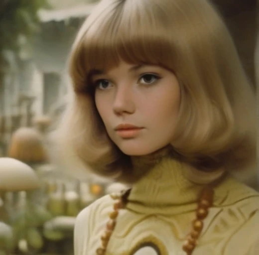 analog film photo. ambr1 gorgeous 1960s french movie star with bangs, still from the movie and god created woman, cinematic <lora:ambr1:1>. Hard light, hard shadows, faded film, desaturated, 35mm photo, grainy, vignette, vintage, Kodachrome, Lomography, stained, highly detailed, found footage