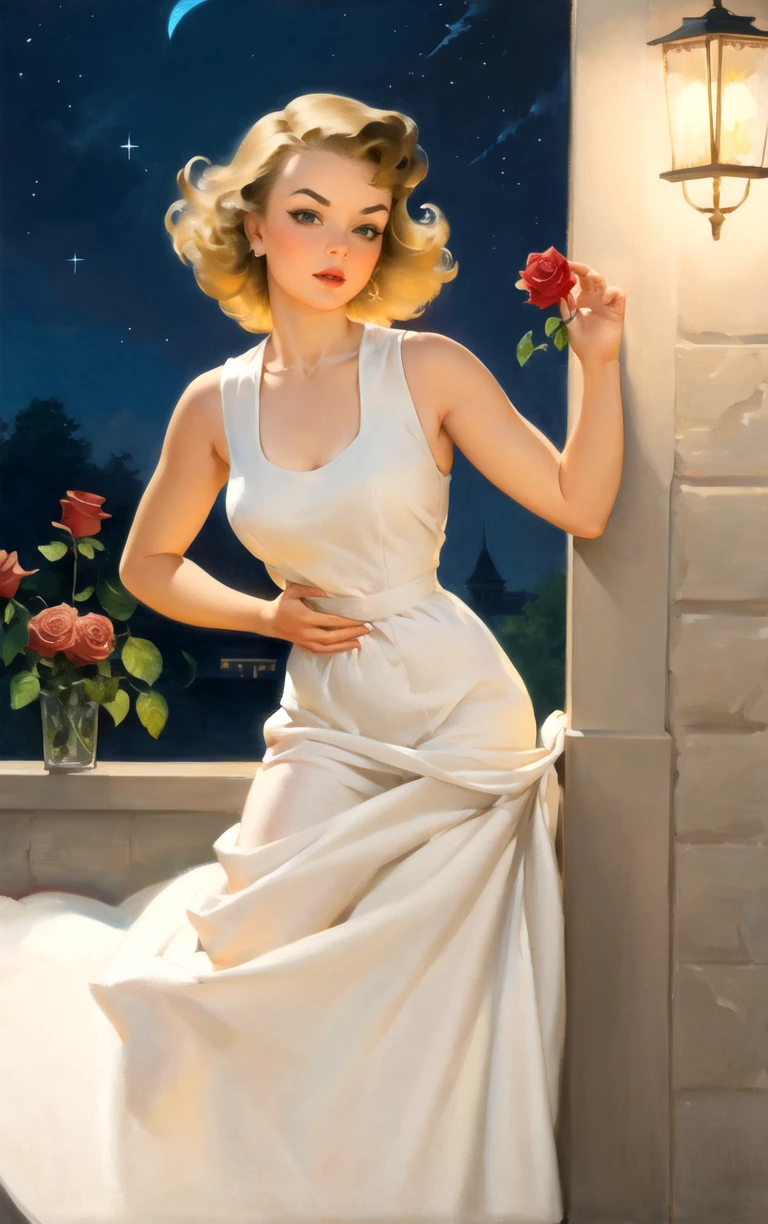 Gil ElvGren Calendar Girl Artstyle LoRA v1.0