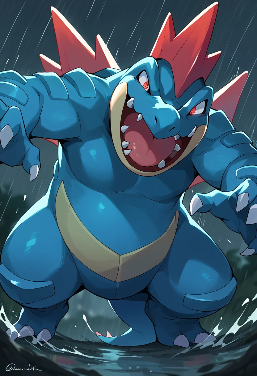 (roy_arashi, cute feraligatr _(pokemon): 1.2) by seth-iova, male, gay, perspective, pose, epic pose, stadio, night, ass, Tail, ass focus , blush, nude, crowd, best quality, ultra detailed CG unit 8k wallpape, ass focus, best quality, ultra detailed CG unit 8k wallpaper, huge ass, best quality face, sweaty ass, (big butt: 1.1) emphasized in close-up, ass trap, huge musle, presenting ass, pose,  Bubble ass, big Tail , hyper butt , blue body , huge body, solo, huge paws 