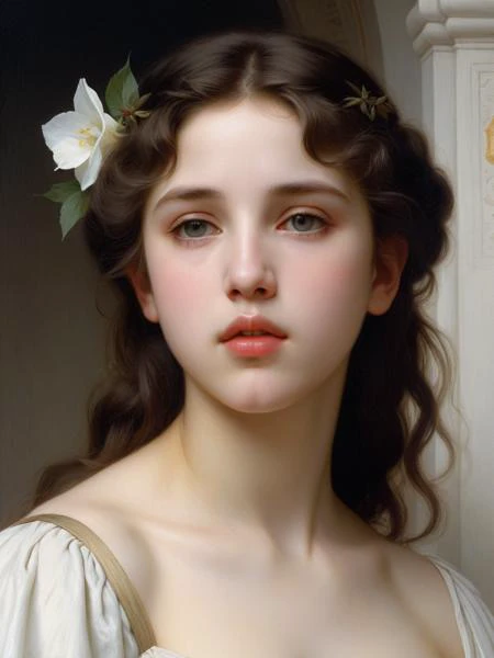 <lora:05ClassicalArt_Hap_XL:1>, William-Adolphe Bouguereau style, gorgeous lips, cinematic, (masterpiece), (best quality), (ultra-detailed), very aesthetic, illustration, perfect composition, intricate details, absurdres, detailed face, (anime, masterpiece, intricate:1.3),  (beautiful detailed face, beautiful detailed eyes)