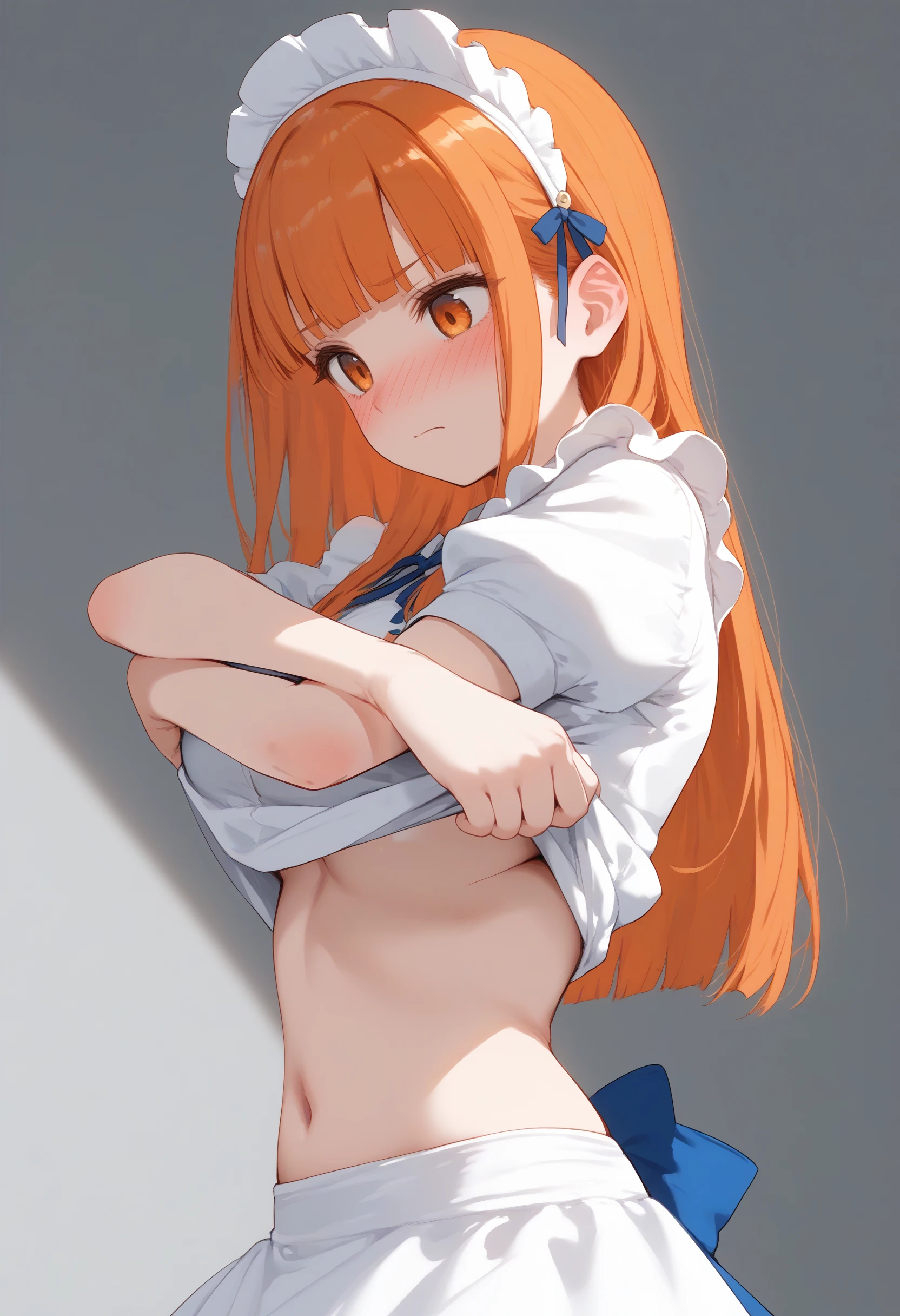 natural nipples,tiny top,tiny breast,Place your arms behind your head,anger,from the front, Excellentper body,score_8_Excellent, score_7_Excellent, Highest quality, Arisa, One Girl,anger, Orange Hair, Red eyes, Long Hair, Twin tails, hair ornaments, Black fake cat ears, bangs, A light smile, Naked Women, tiny breast, natural nipple,blue hair tie,Spherical hair elastic, low Twin tails, hair band, Outdoor, arms Excellent, Underarm, , Focus Only, blush, Cinematic, colorful, cute, Wet Skin,皮膚Excellentの水