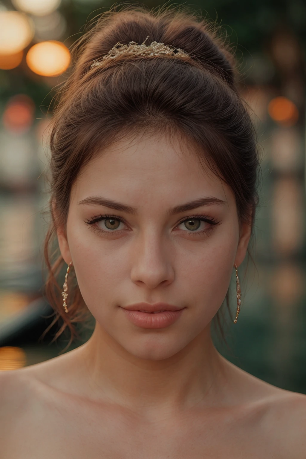 a beautiful detailed close up portrait of a 30 year old lkjhgf, looking directly at the camera with a deep cleavage and swooping breasts, wearing a blue saree with french braid hairstyle, sensually giving a handjob to a large penis lying on the river, (best quality,4k,8k,highres,masterpiece:1.2),ultra-detailed,(realistic,photorealistic,photo-realistic:1.37),extremely detailed eyes and face,beautiful detailed lips,longeyelashes,intricate details,vivid colors,cinematic lighting,dramatic composition