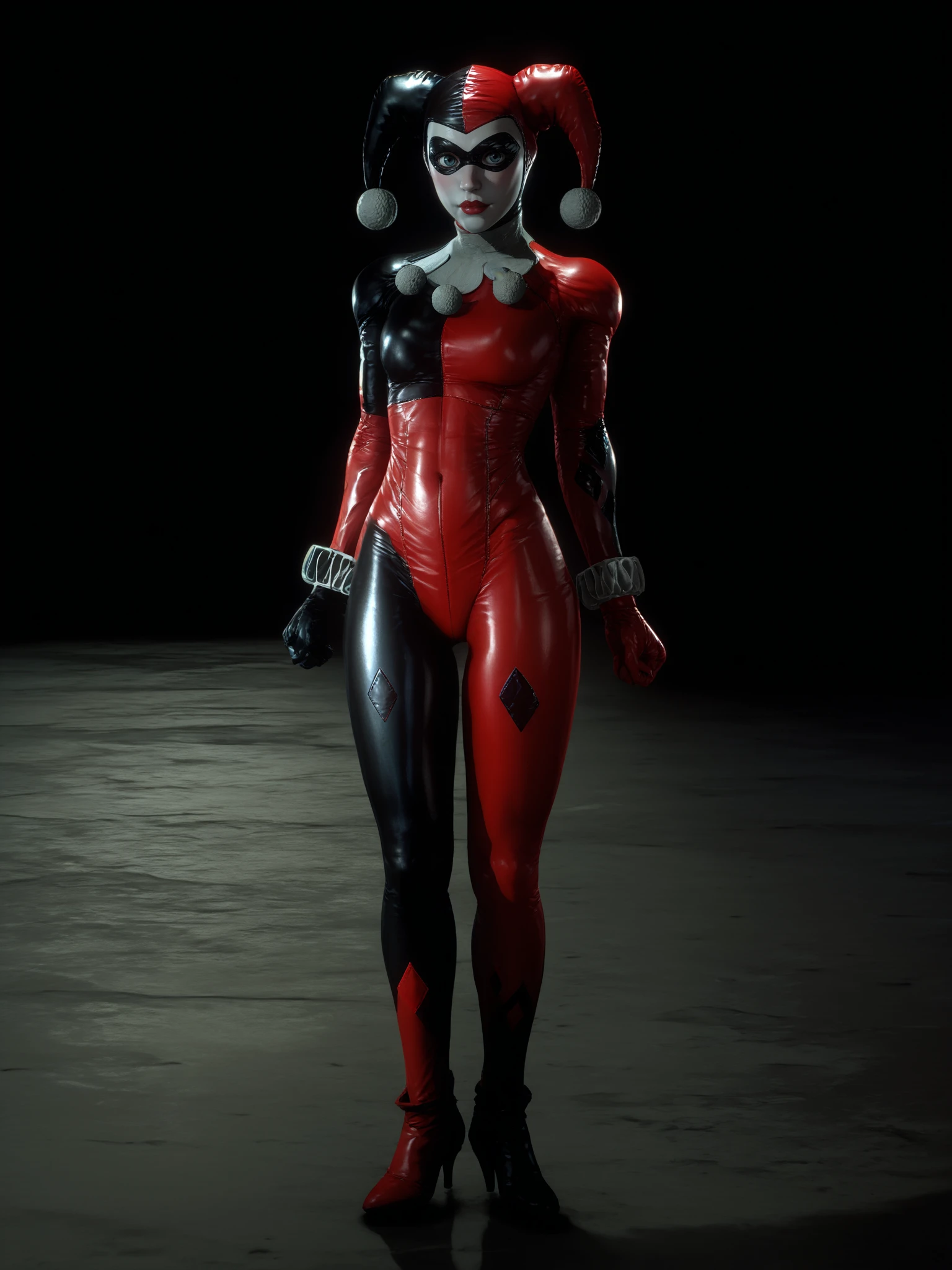 <lora:harleyquinn:1> harley quinn, big ass