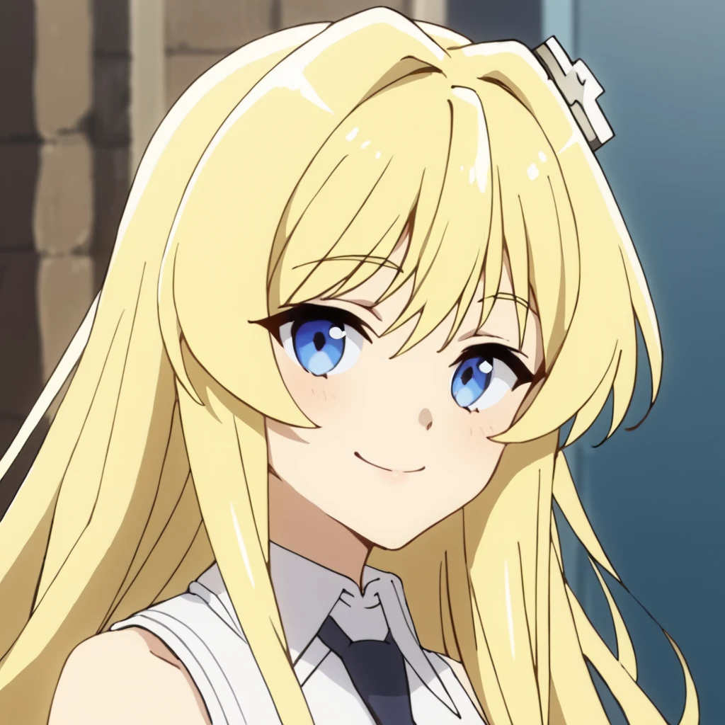 score_9, score_8_up, score_7_up, score_6_up, score_5_up, score_4_up, source_anime,  Alice, long hair, blonde hair, blue eyes, small breasts, , smile, portrait