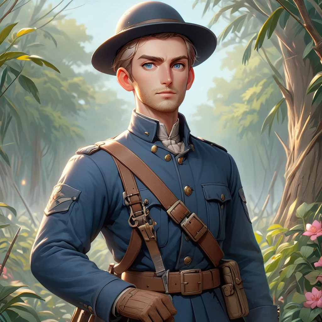 FFROA, 1man, a soldier, victorian rifleman 