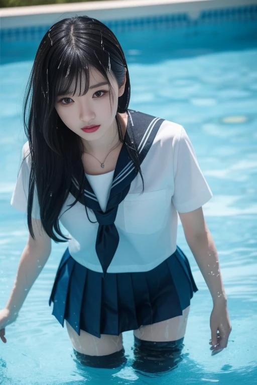 清凉一夏 水手服与水 serafuku and water v2.0泳池